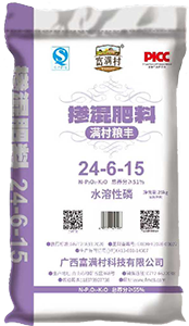 富满村掺混肥料满村粮丰24-6-15型颗粒